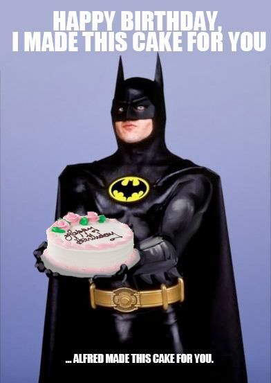 44 Meme cumpleaños Batman tarta