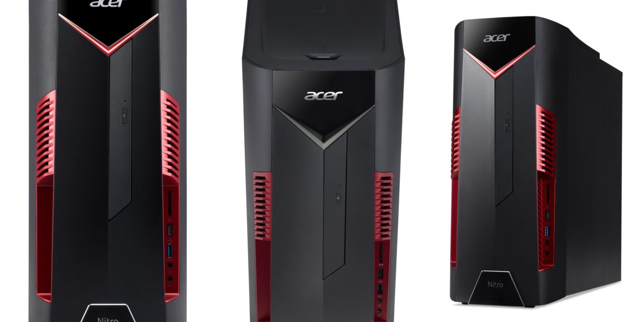 Acer Nitro 50, ordenador gaming de sobremesa con puerto de carga inalámbrica