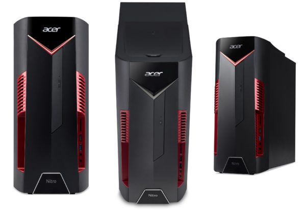 Acer Nitro 50, ordenador gaming de sobremesa con puerto de carga inalámbrica