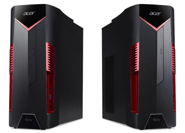 Acer Nitro 50, ordenador gaming de sobremesa con puerto de carga inalámbrica