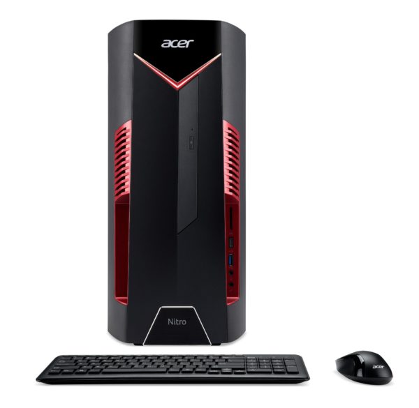 Acer Nitro 50, ordenador gaming de sobremesa con puerto de carga inalámbrica
