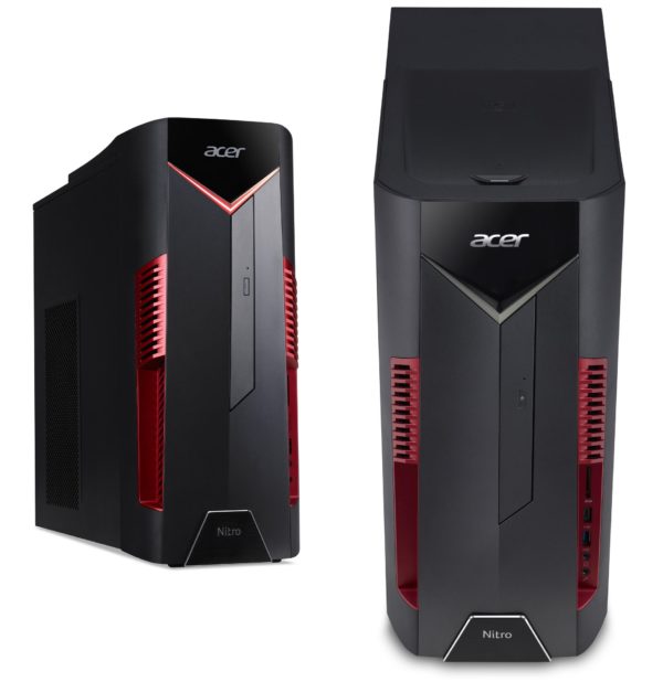 Acer Nitro 50, ordenador gaming de sobremesa con puerto de carga inalámbrica