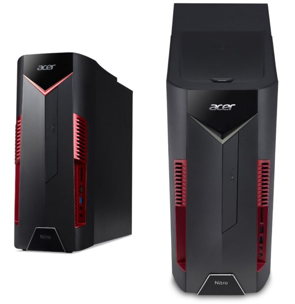 Acer Nitro 50, ordenador gaming de sobremesa con puerto de carga inalámbrica