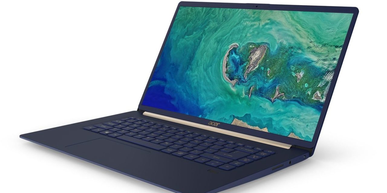 Acer Swift 5 de 15 pulgadas, un ultrabook con menos de 1 kilo de peso