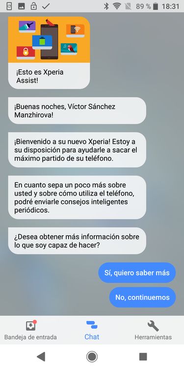 xperia assist sony xz2