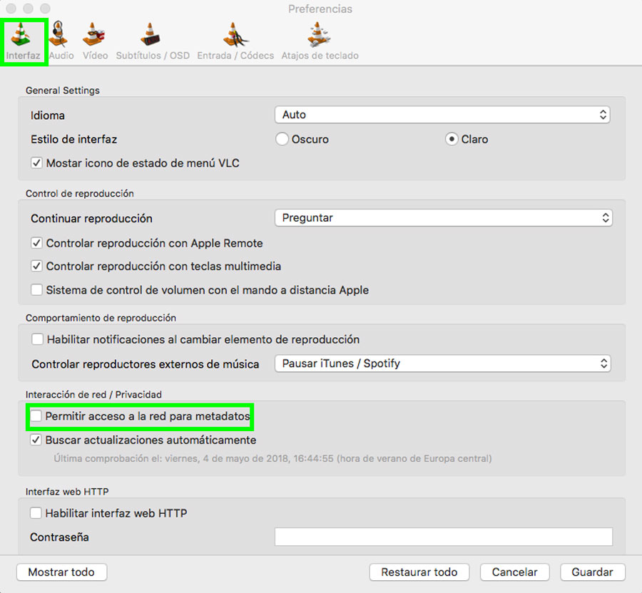 Cómo descargar automáticamente las carátulas de las canciones con VLC 3 cómo descargar carátulas música con VLC activar metadatos