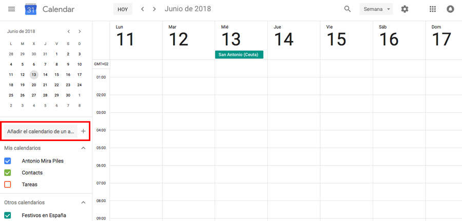 Cómo añadir todos los partidos del Mundial de Rusia 2018 al Calendario de Google 3 cómo añadir partidos del Mundial de Rusia 2018 al calendario de google web calendario google