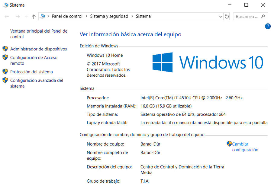Como ver caracteristicas ordenador Windows 7 o Windows 10 05