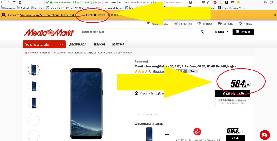 Amazon Assistant, así funciona el asistente de Amazon para compras 3 comparador precios samsung galaxy s8 amazon assistant