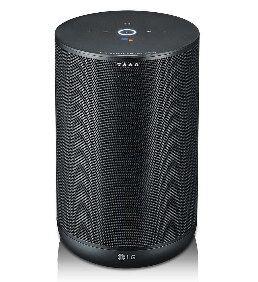 equipos audio HD de LG y Meridian altavoz WK7