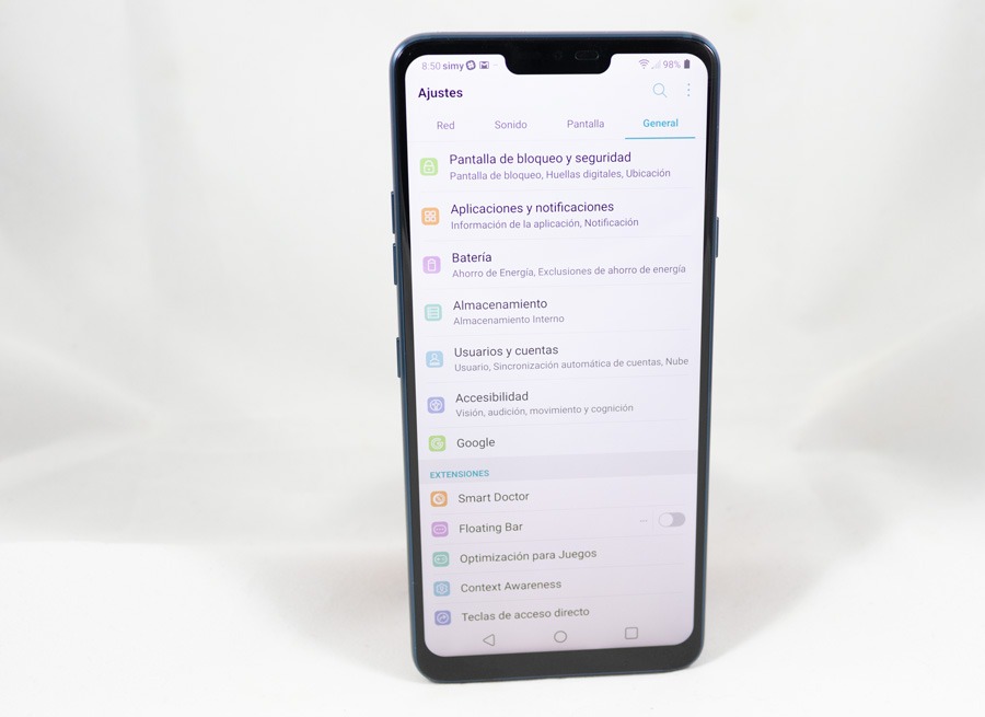 hemos probado LG G7 con sistema