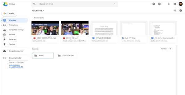 Las claves del nuevo diseño de Google Drive