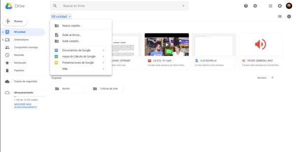 Las claves del nuevo diseño de Google Drive