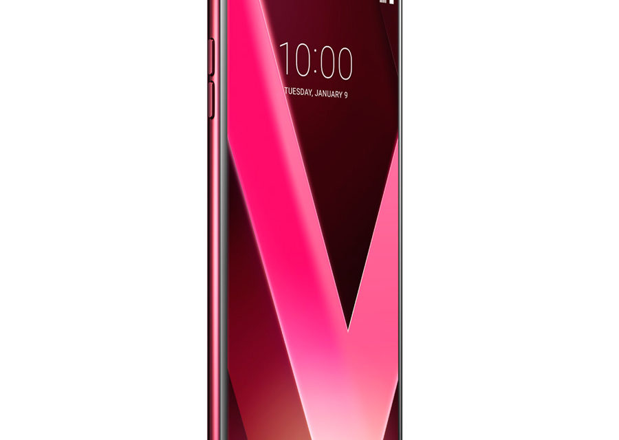 La resistencia de la pantalla sin marcos del LG V30