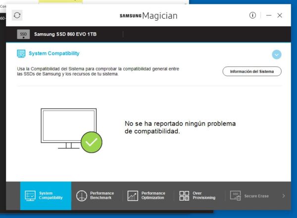 Samsung Magician herramienta ssd