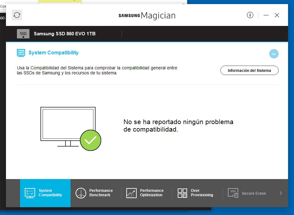 Samsung Magician herramienta ssd