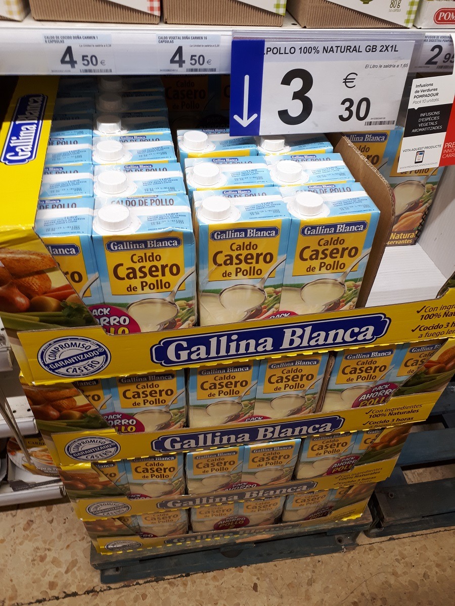 Carrefour gallina blanca