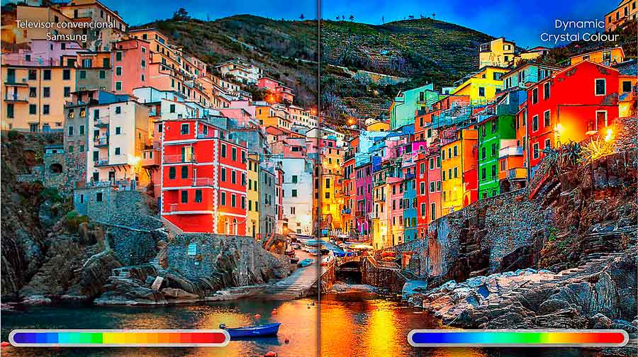 a fondo Samsung NU7475 color