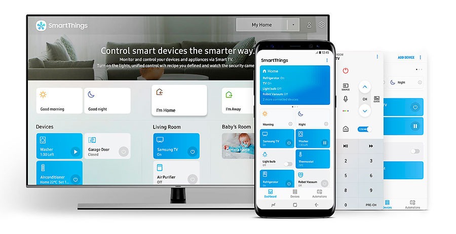 Samsung NU8005, televisor 4K HDR1000 con hasta 82 pulgadas 5 a fondo Samsung NU8005 app SmartThings