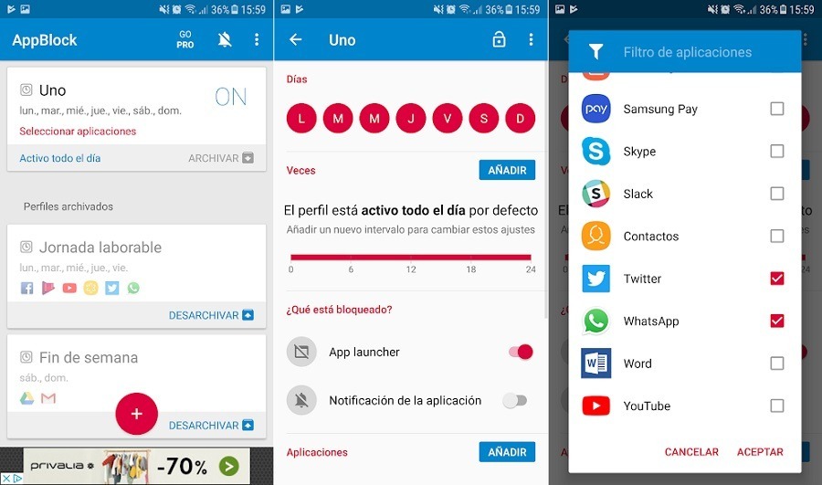 Las mejores webs y aplicaciones para superar la Selectividad 7 appblock