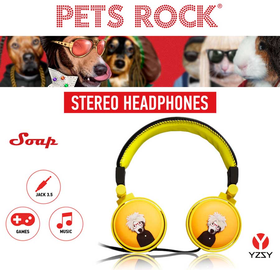 Auriculares YZSY, sonido y diseño con un precio muy asequible 3 auriculares YZSY pets rock