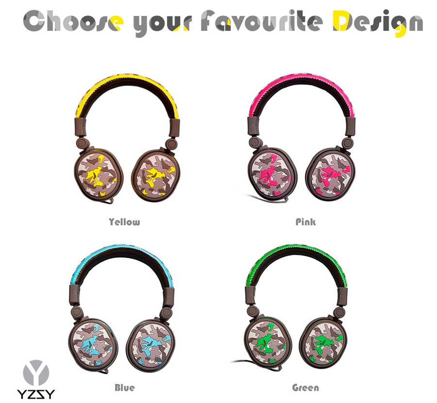 Auriculares YZSY, sonido y diseño con un precio muy asequible 4 auriculares YZSY camouflage