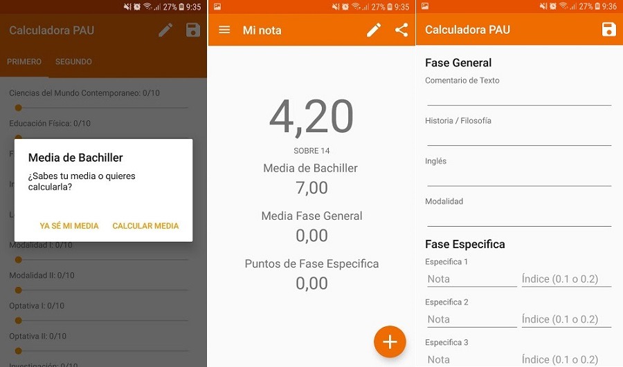 Las mejores webs y aplicaciones para superar la Selectividad 5 calculadora pau