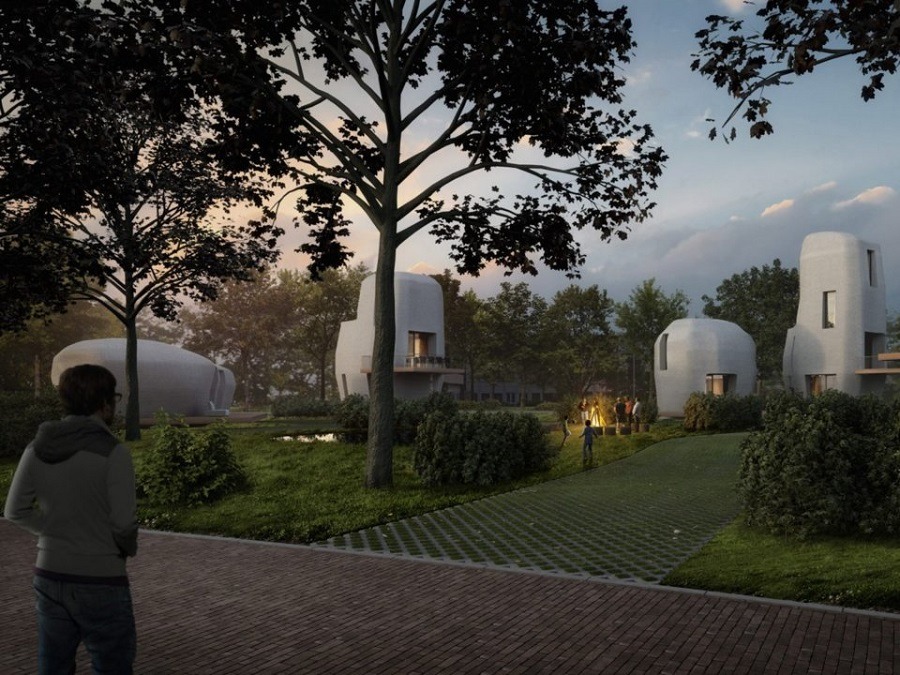 Las primeras casas impresas en 3D para entrar a vivir llegarán este año 2 casas 3d