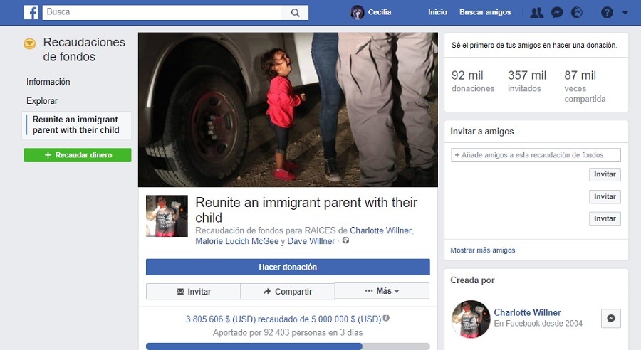Una pareja recauda 3 millones en Facebook para reunir familias de refugiados 2 Un pareja recauda 3 millones en Facebook para reunir familias de refugiados