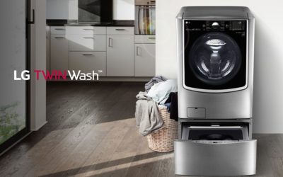 Dos coladas en menos de una hora con las lavadoras TwinWASH de LG