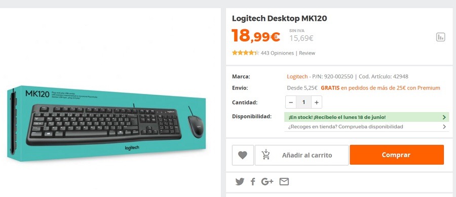 logitech desktop mk120