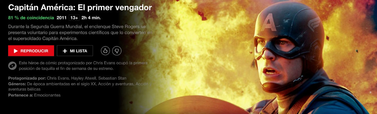 Capitán América: el primer vengador