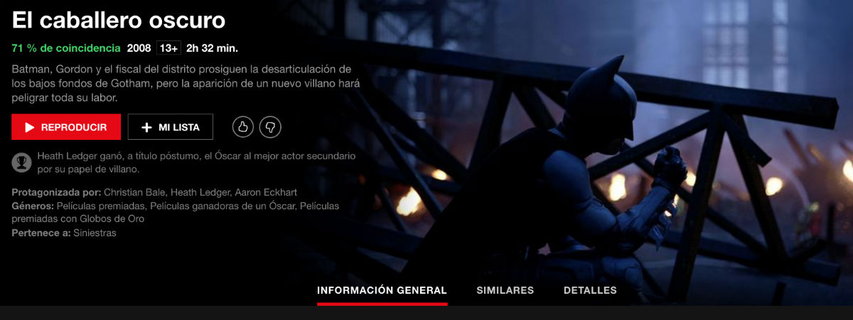 El caballero oscuro