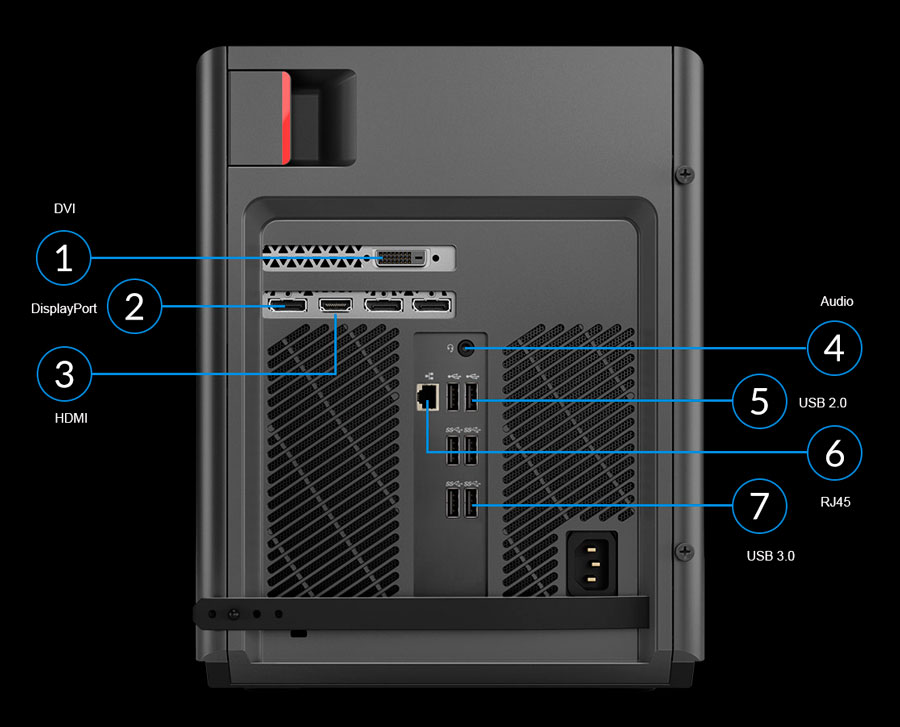 Lenovo Legion C730, torre gaming en un formato de cubo compacto 6 ordenador gaming Lenovo Legion C730 amp conectividad