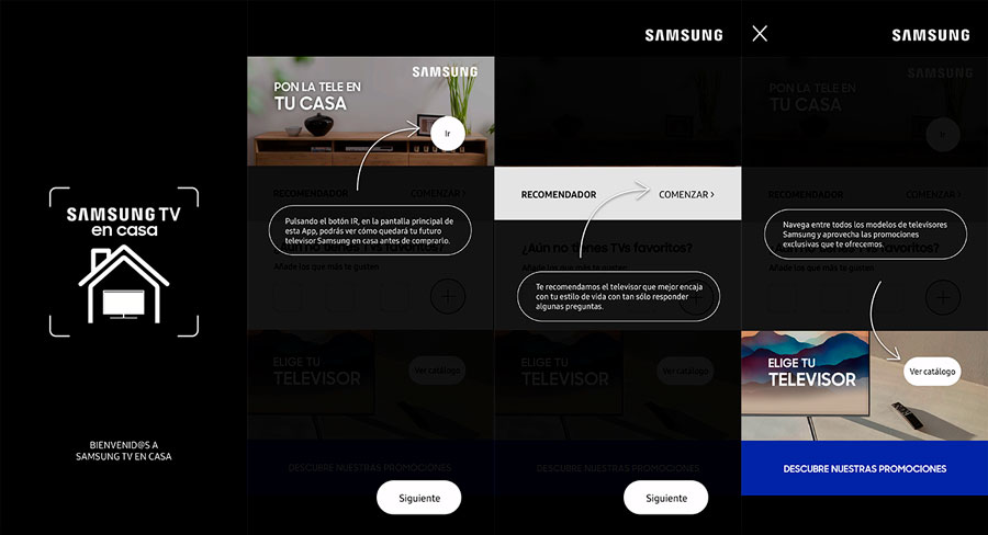 Probamos la app de Samsung para calcular el tamaño perfecto de tu nueva tele 2 probamos app Samsung para calcular tamaño ideal del televisor principio