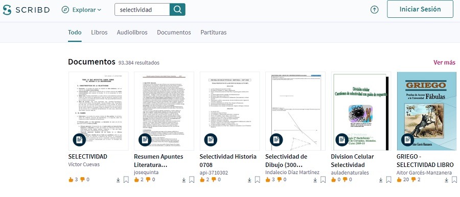 Las mejores webs y aplicaciones para superar la Selectividad 3 scribd