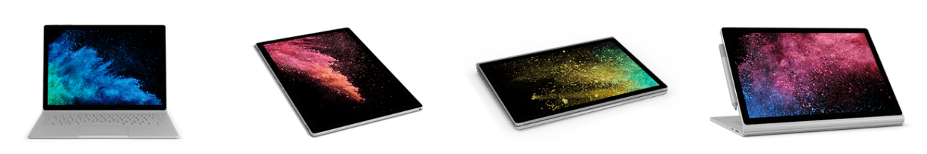 Surface Book 2 versatilidad