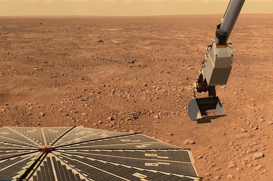 Una tormenta de arena del tamaño de Asia recorre Marte