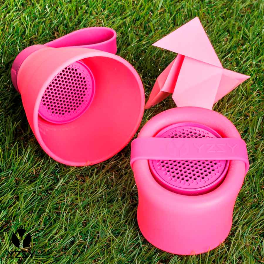 Altavoces Bluetooth YZSY: Acabado Minucioso e Innovación 2 altavoces Bluetooth YZSY Sali rosa