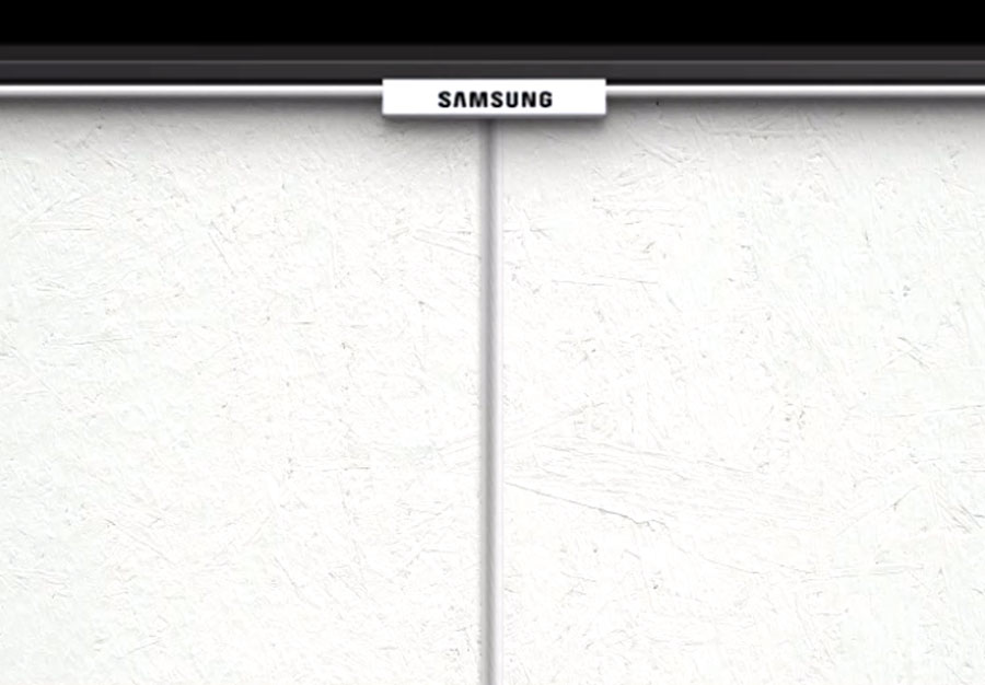 claves del diseño de los televisores Samsung QLED cable único