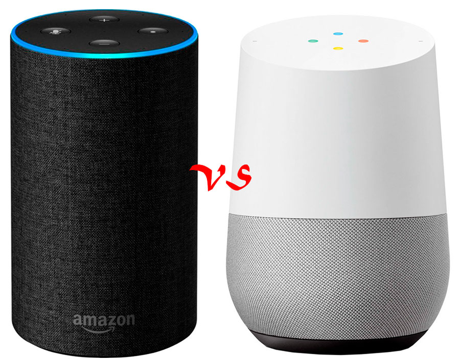 Comparativa Amazon Echo vs Google Home