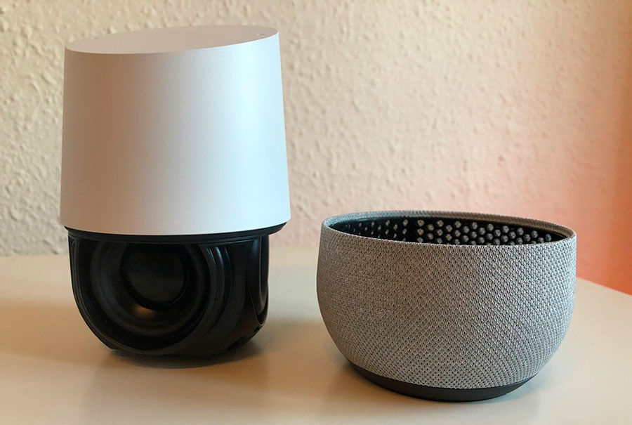 comparativa Amazon Echo vs Google Home sonido Home