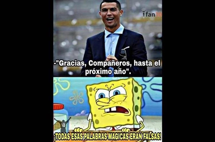 Los memes más divertidos de la marcha de Cristiano Ronaldo a la Juventus 3 cristiano 02