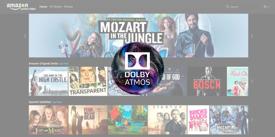 El sonido Dolby Atmos llegará a Amazon Prime Video