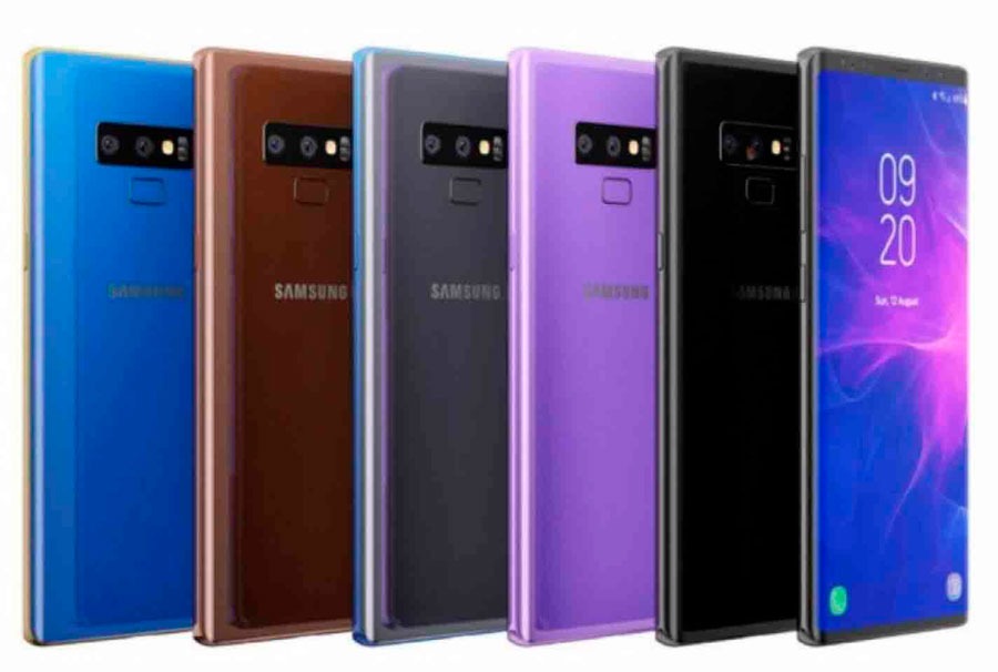 precio filtrado Samsung Galaxy note 9