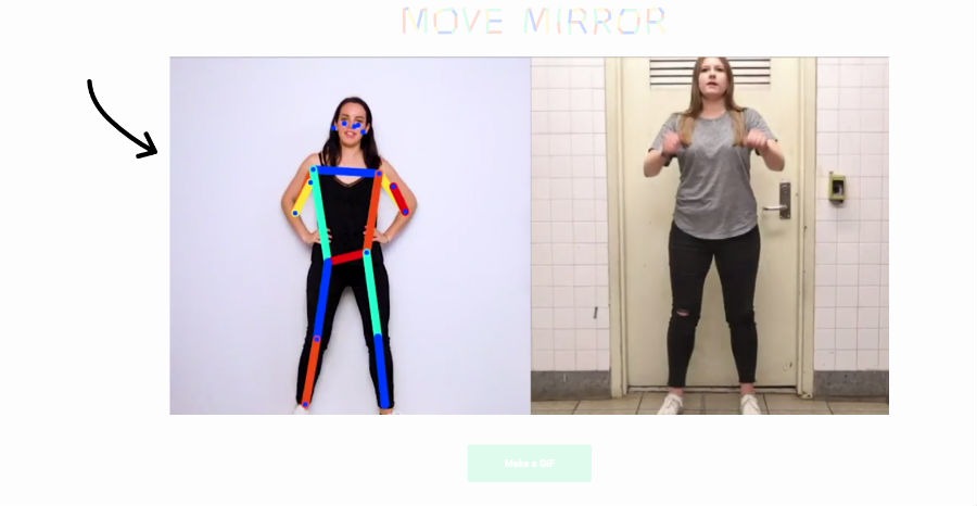 Google Move Mirror