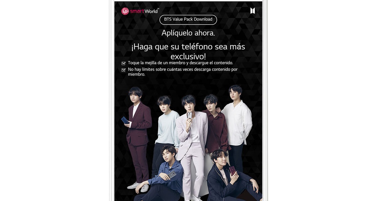 LG y BTS, la cultura K-Pop llega a los móviles de los nuevos millennials