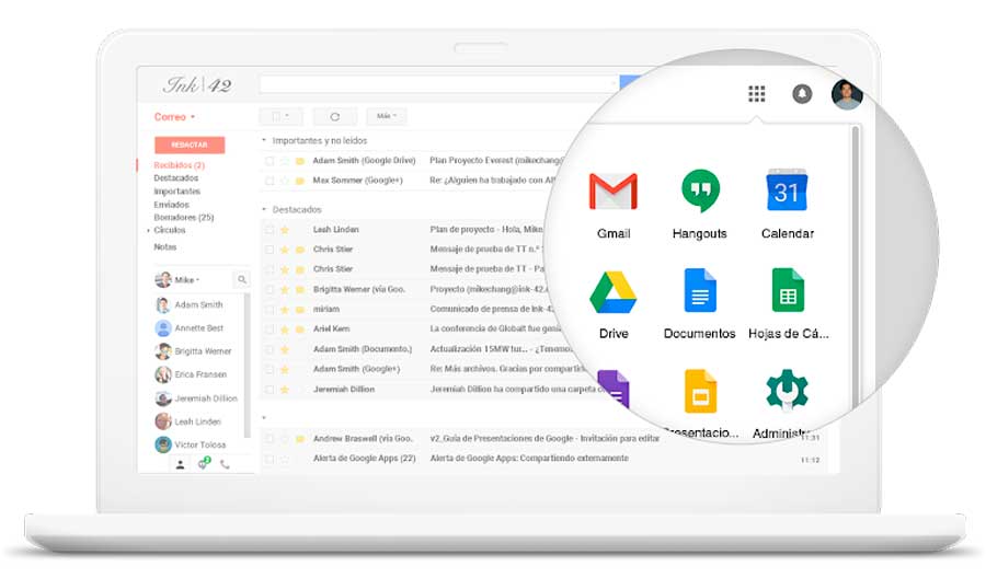 mejores herramientas para trabajar en equipo G Suite