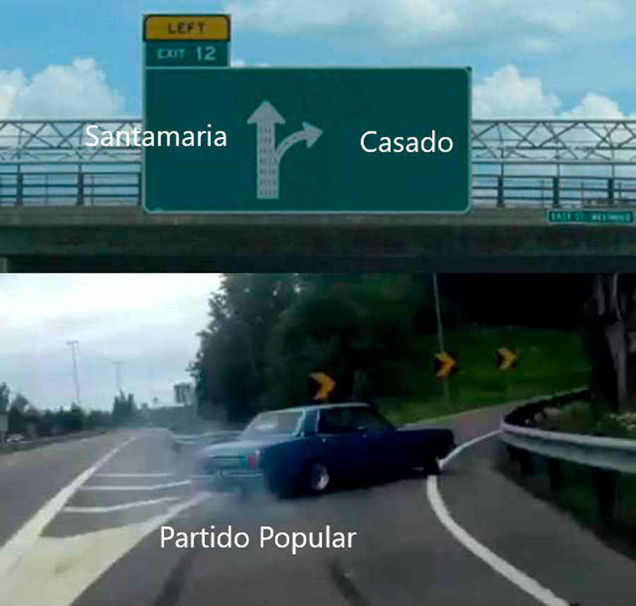 mejores memes Pablo Casado presidente PP victoria ajustada