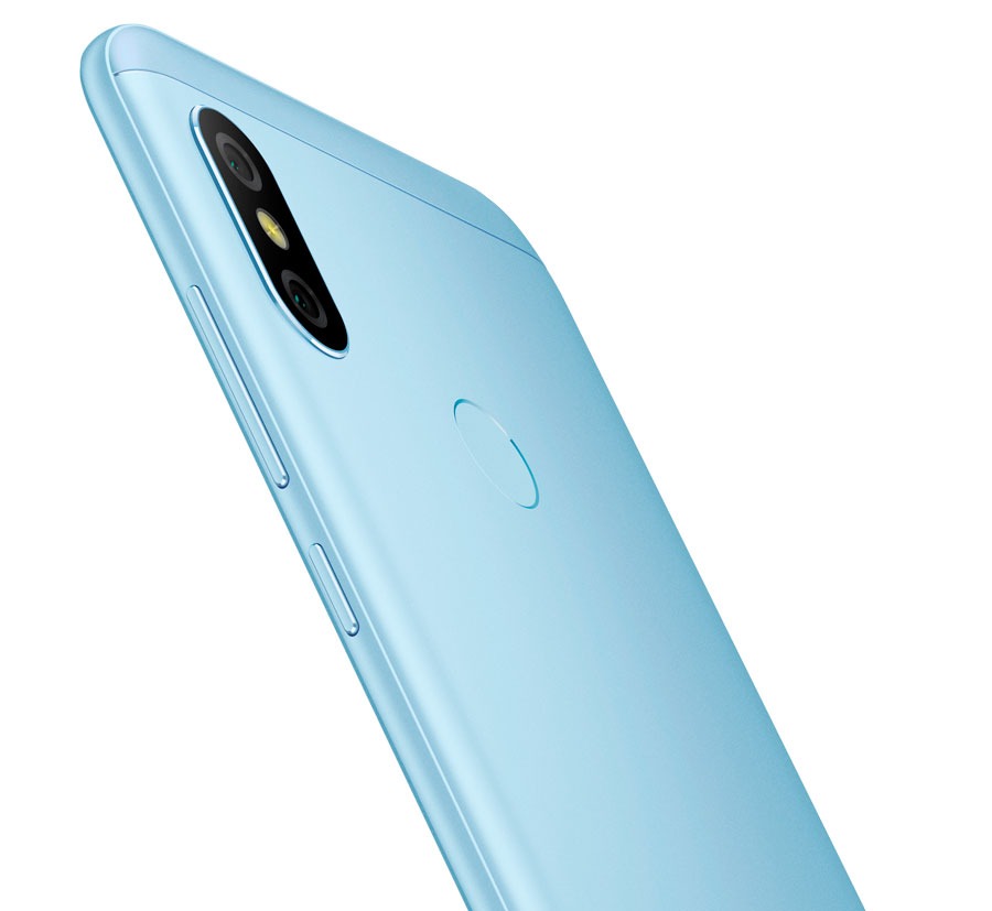 oficial Xiaomi Mi A2 Lite azul trasera